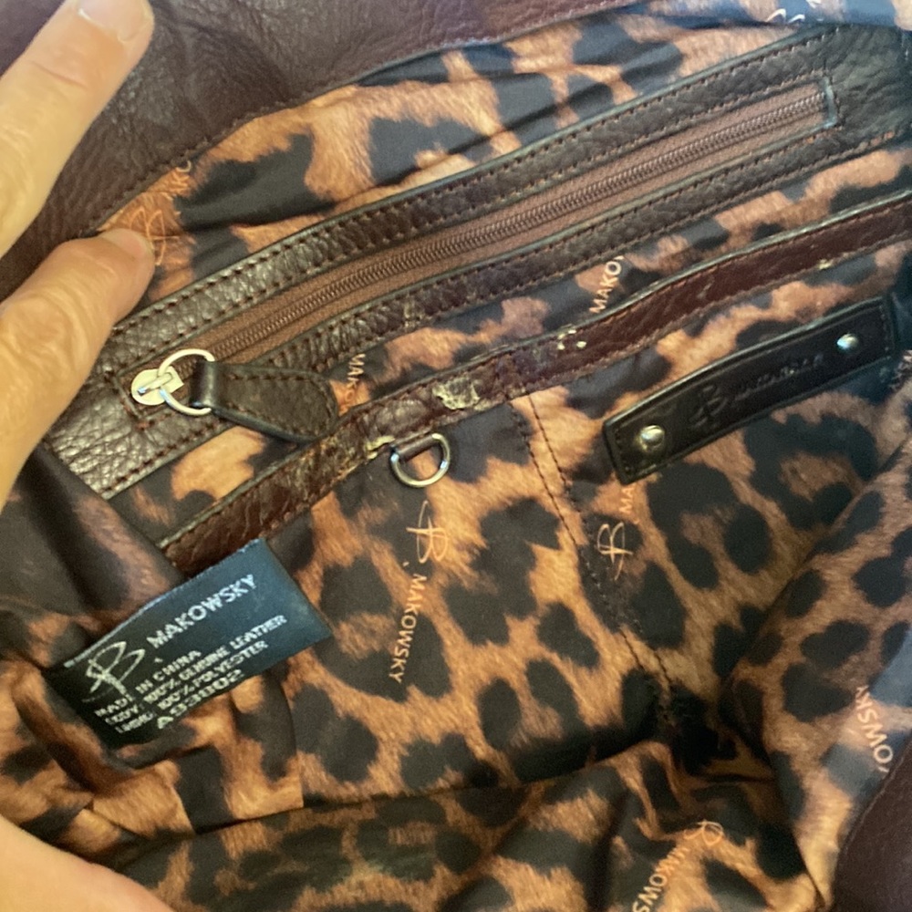 B Makowsky Brown Purse - Picture 4 of 10